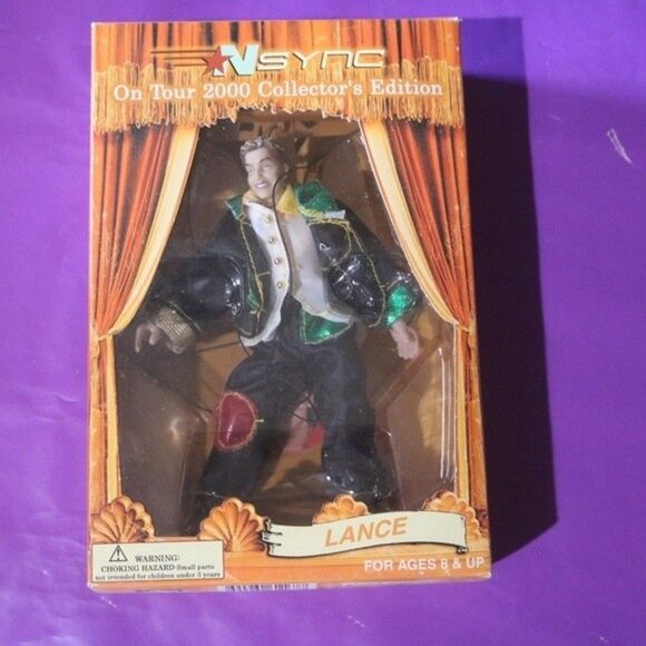 NIB NSYNC Lance On Tour 2000 Collector’s Edition Marionette Doll - Picture 1 of 2